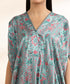 2 Piece - Printed Satin Suit